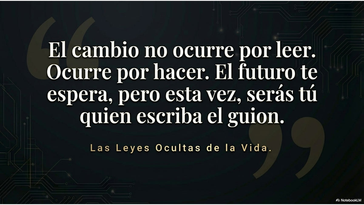 Diapositiva 15 — Las Leyes Ocultas de la Vida: Manual de Estrategia y Realidad