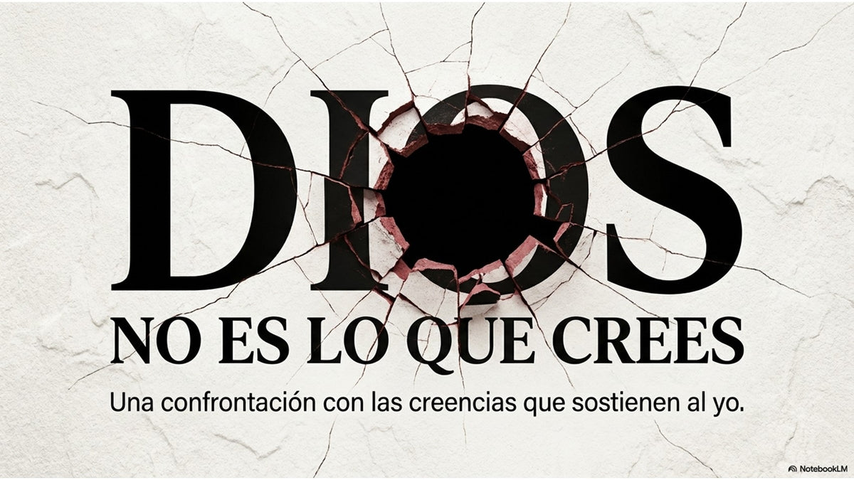 Diapositiva 1 — Libro Dios no es lo que crees: Espiritualidad y la Muerte del Yo