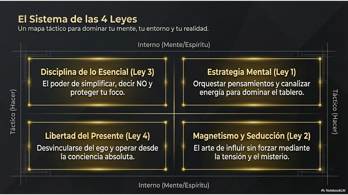 Diapositiva 3 — Las Leyes Ocultas de la Vida: Manual de Estrategia y Realidad